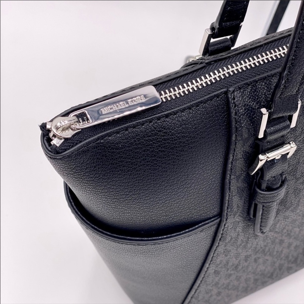 Michael Kors Charlotte LG TZ Tote Black - Picture 9 of 11